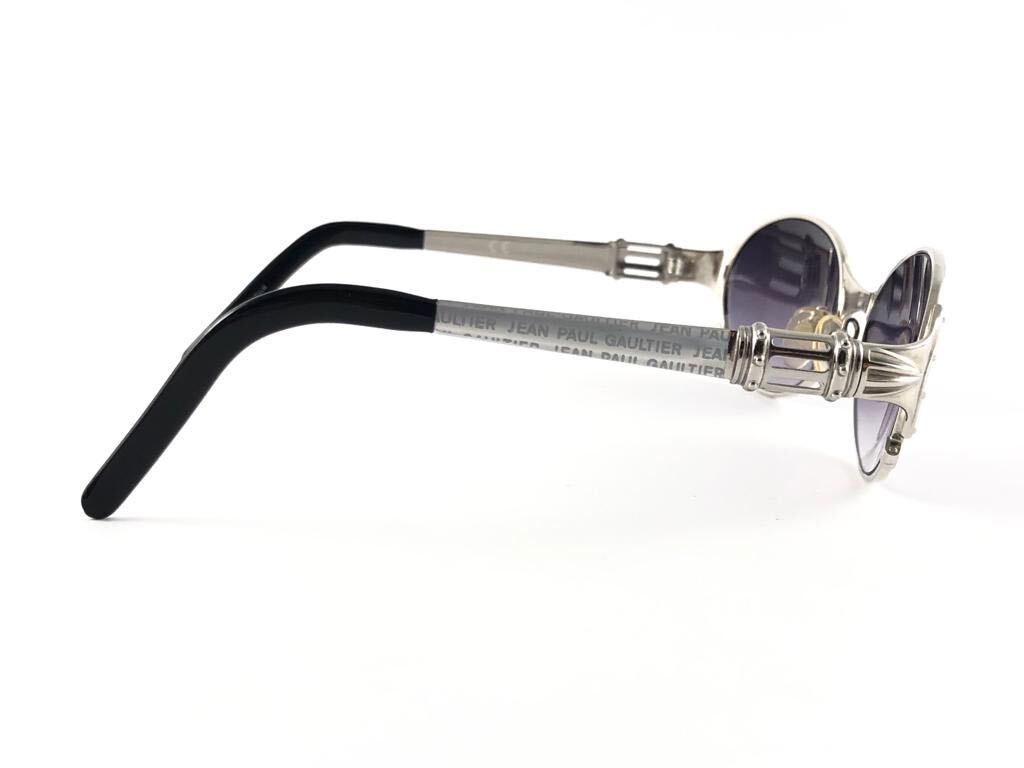 Jean Paul Gaultier サングラス　58-5106 Sunglasses Jean Paul Gaultier 58-5106 Rare Oval Steampunk Shades
