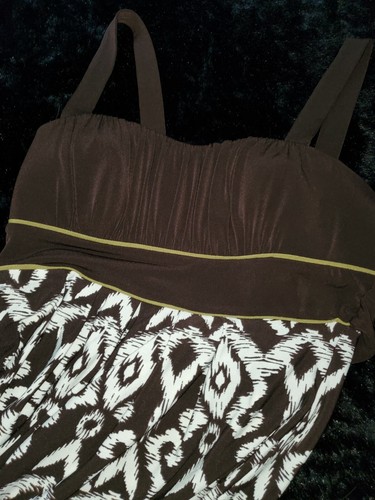 Saint Tropez West Women Brown Casual Dress Size 4 - Picture 2 of 5