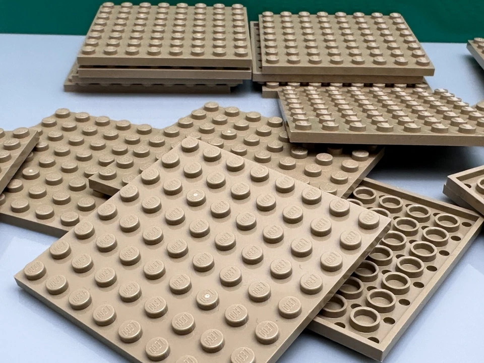 LEGO Plate 8x8 41539 From Quest Against Time 7572, The Child 75318, 2 Pieces - Image 2 of 4