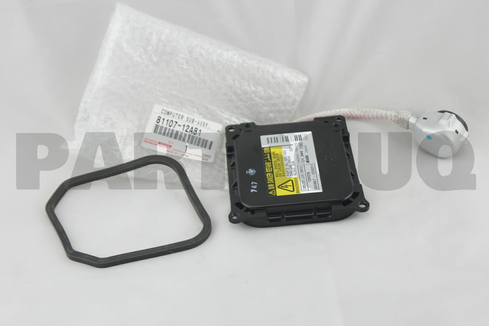 8110712A81 Genuine Toyota COMPUTER SUB-ASSY, HEADLAMP LIGHT 