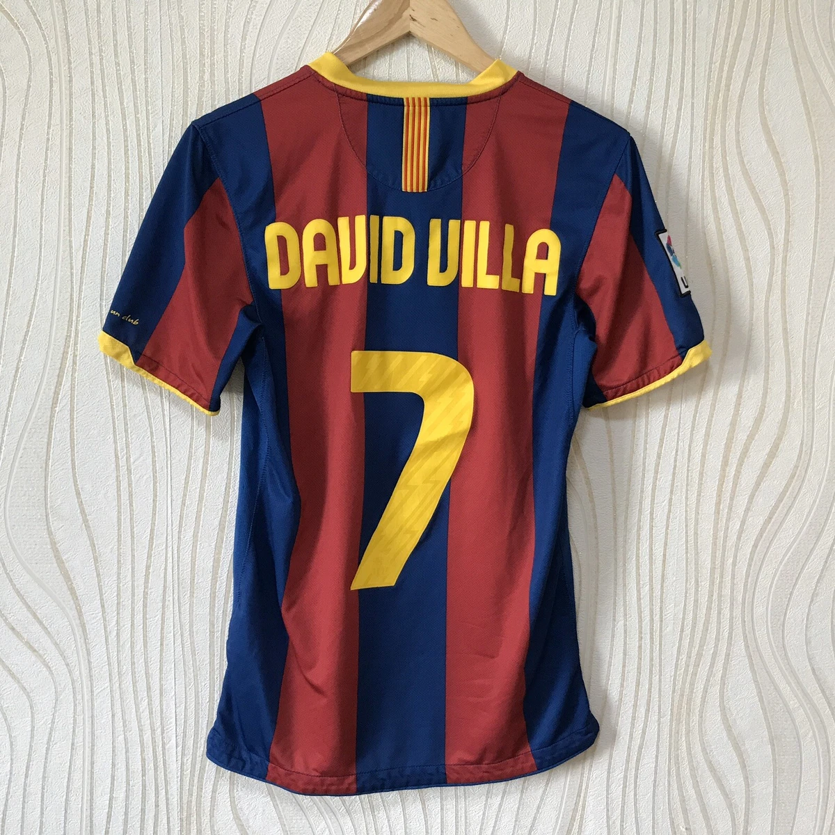 David Villa FC Barcelona International Club Soccer Fan Jerseys for 