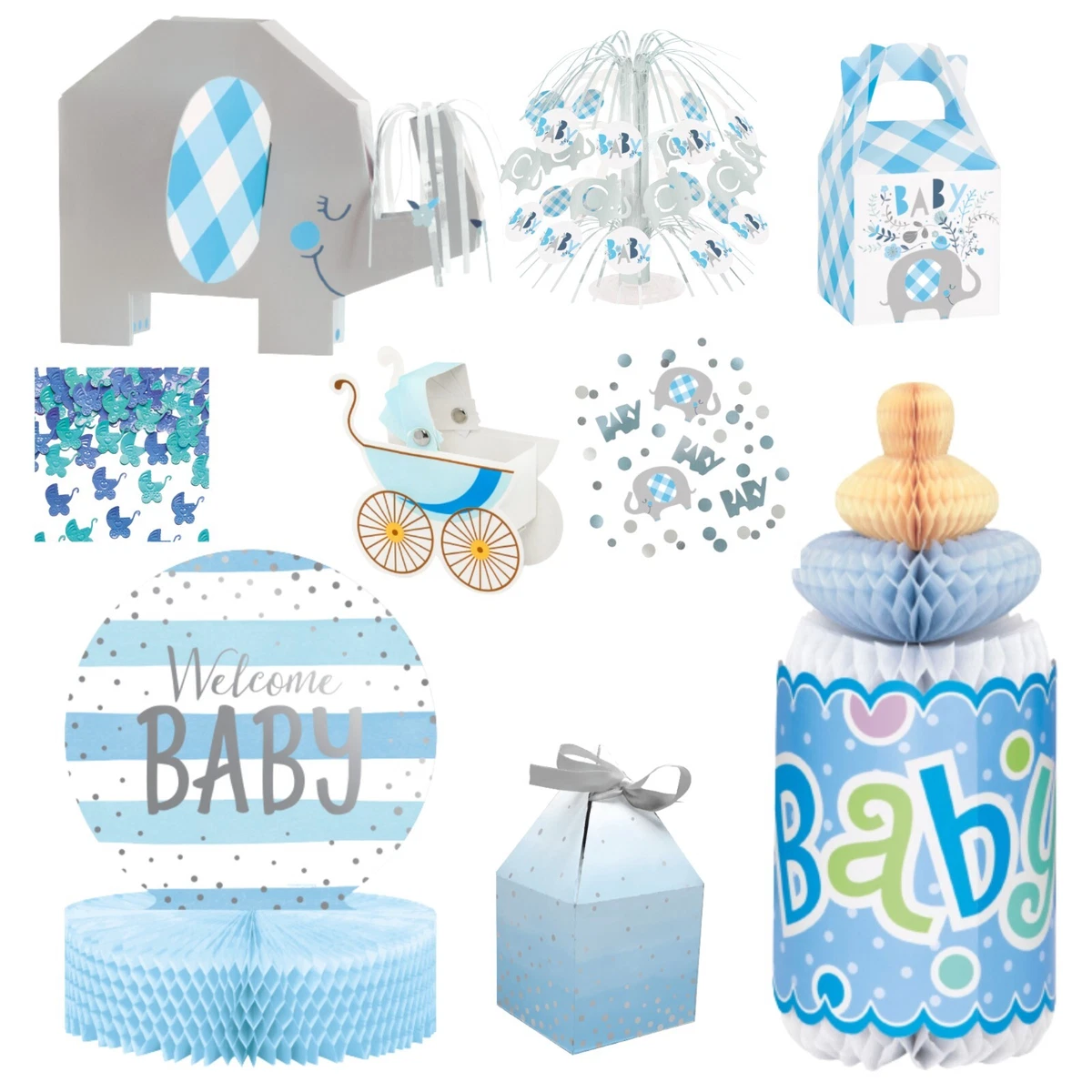 Centres de table Baby Shower Garçon