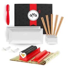 Aya Sushi Lover Set - Kit de Préparation Sushi - Maki et Nigiri Kit Sushi