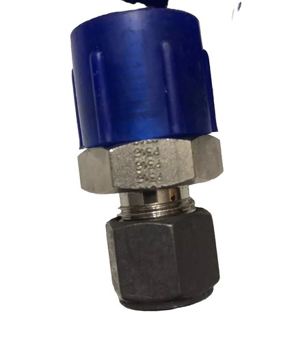 (3) PARKER 6-8 FBZ-SS 3/8IN COMPRESSION BY 1/2IN MNPT STRAIGHT FITTINGS - Picture 3 of 6