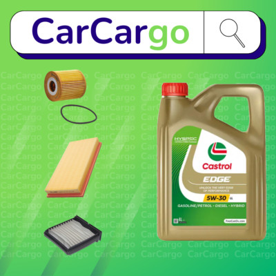 SERVICE KIT FOR Volvo S40 1.6 Petrol 1999-2003 OIL AIR CABIN CASTROL OIL 5W-30