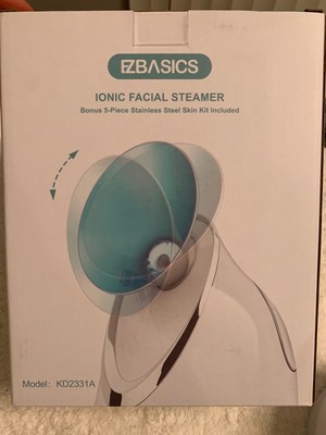 EZBasics Ionic Facial Steamer Model KD2331A. New- open box Facial Steamer
