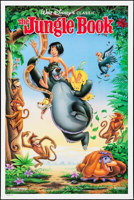 Jungle Book Original Movie Poster - Walt Disney *Hollywood Posters