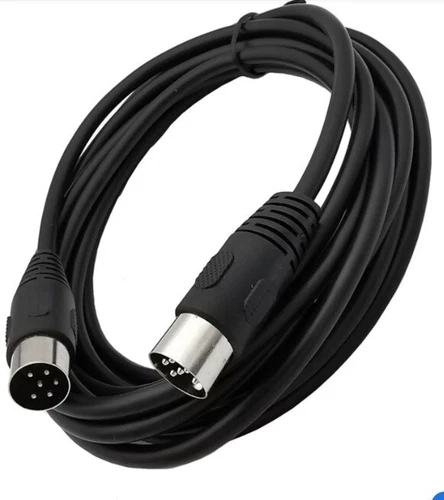 3M MIDI CABLE LEAD CORD FOR ROLAND PK-6 DYNAMIC MIDI PEDALBOARD - Picture 2 of 3