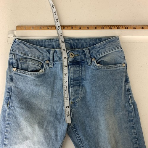 Top Man Skinny Denim Jeans Women's Size 28S Blue Mid Rise Medium Wash 5-Pocket - Picture 8 of 10