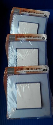 Arnould Espace 60107 - Interrupteur va-et-vient lumineux - 10A - Blanc Lumière