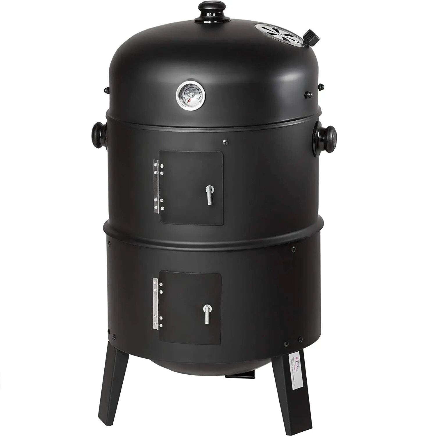 Barbecue modulaire à charbon de bois pour maîtriser la cuisson lente et fumée