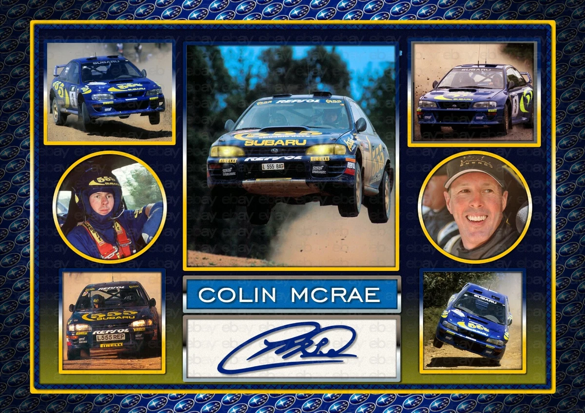 Autocollants Holographiques Colin McRae "Si En Doute" - Vinyle Haute Qualité - Fabriqué Au Royaume-Uni