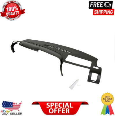 Dash Cover Cap For 07-14 Silverado LS/LT Sierra SL/SLE Black Textured Overlay