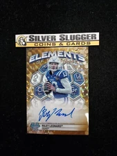 2023 Riley Leonard Bowman Best U Elements Of The Game Auto Gold Refractor /50