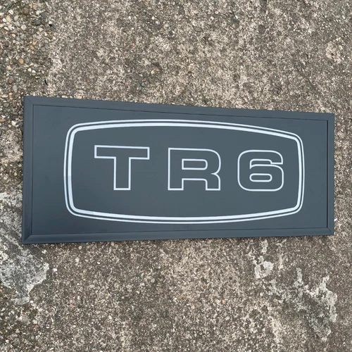 TRIUMPH TR6 LED ILLUMINATED WALL LIGHT UP GARAGE SIGN AUTOMOBILIA SPORTS CAR - Picture 2 of 24