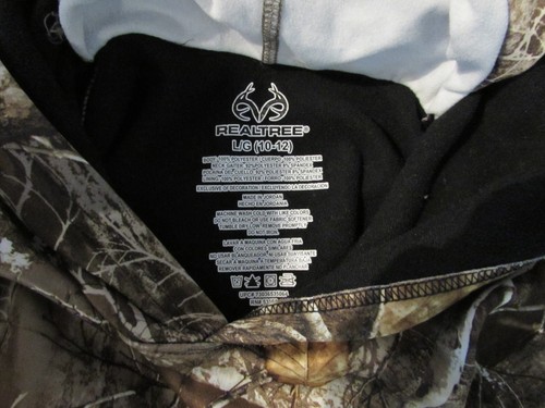 Realtree youthcamoufage hoodie with built in face cover - Picture 5 of 7