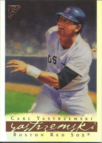 Carl Yastrzemski 2003 Topps Gallery The Art of Collecting insert card 4 - Picture 1 of 2