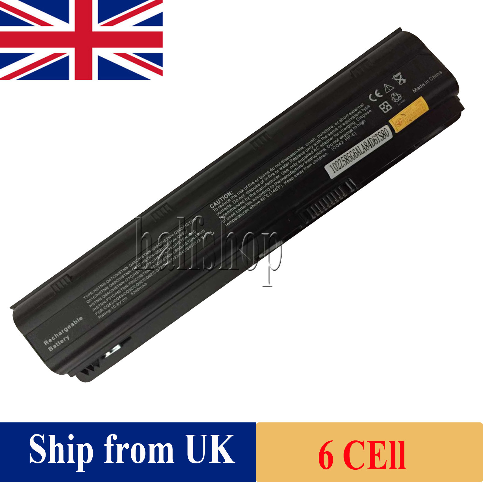 Replac for HP Envy Presario Pavilion Compaq CQ DV MU06 Series 593553-001 Battery