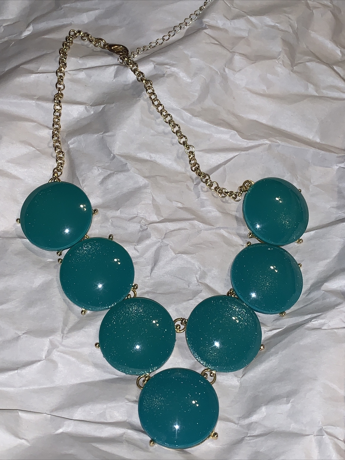 Turquoise Statement Necklace - image 1