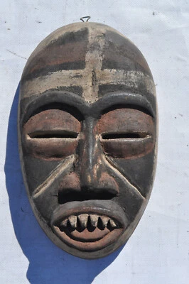 Afrikanische Maske Handarbeit  - Bild 1 von 4