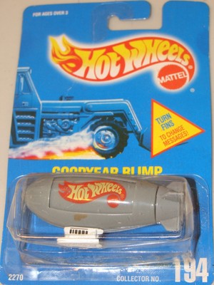 Mattel Hot Wheels GoodYear Blimp Commemerative Issue 1992