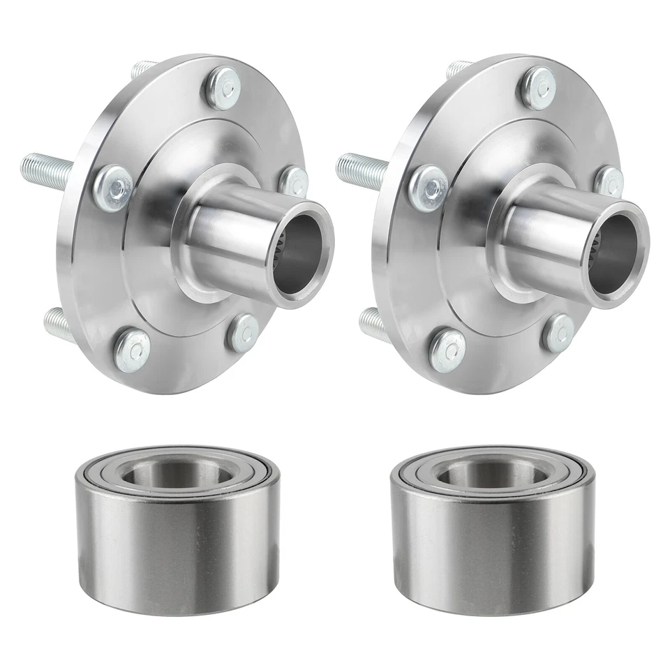 Par (2) Conjunto de buje y cojinete de rueda delantera para Mazda 5 2006-2010 con ABS Foto 3 de 4