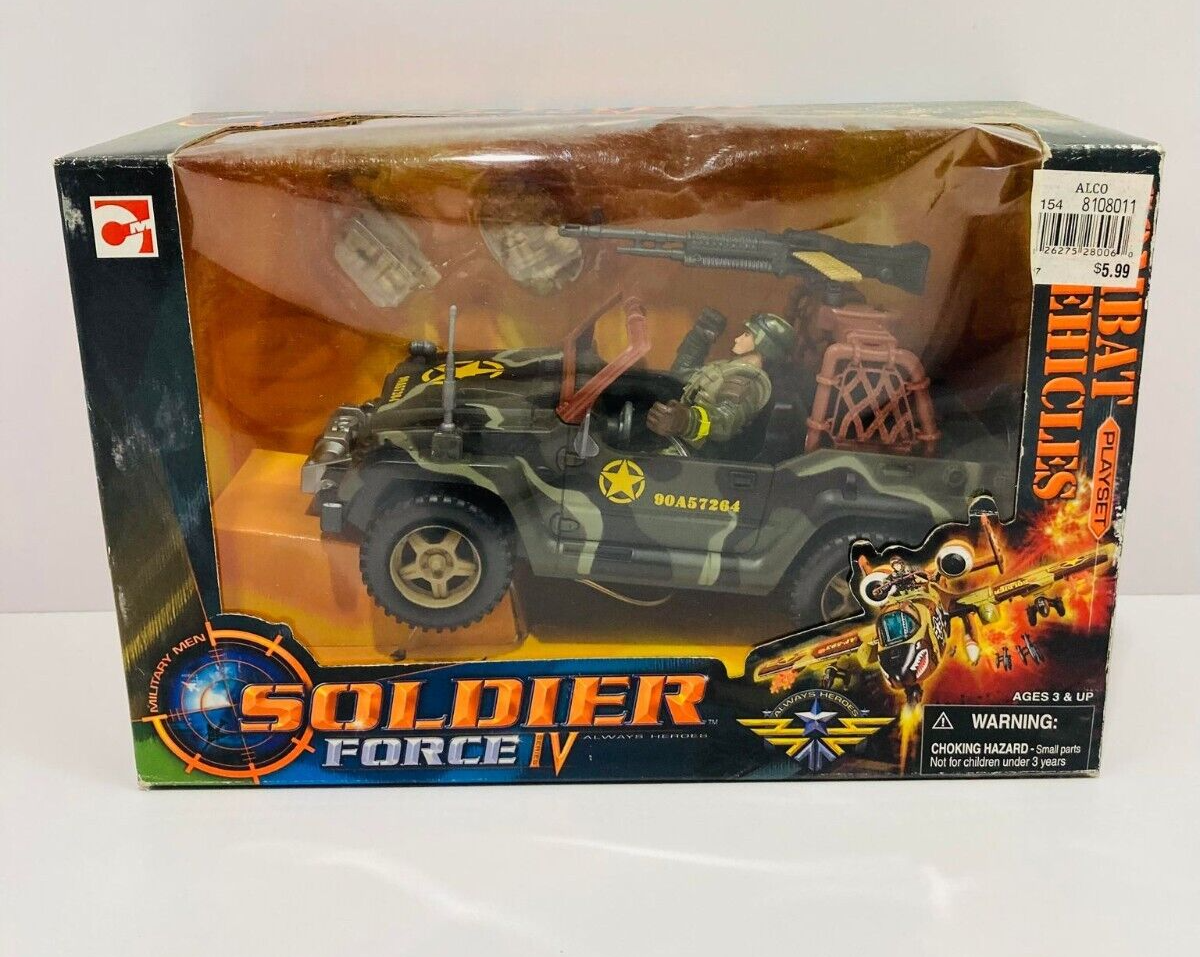 Soldier Force IV Combat Vehicle 1:18th Scale CIB Sealed Military