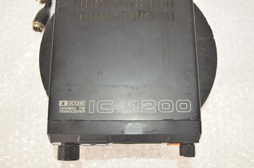 ICOM IC-1200 1200MHz UHF 10W Transceiver Mobil Schwarz Getestet Hervorragend - Bild 9 von 20