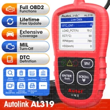 2025 Autel AL319 OBD2 OBDII Car Code Reader Diagnostic Scanner Tool Engine Check