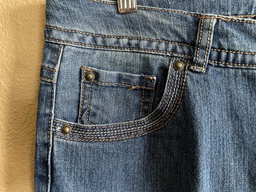 BANDOLINO // WOMENS BLUE DENIM JEANS SIZE 10 (32W X 32L) - 第 4/6 張圖片