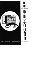 SENCORE CG141 DELUXE COLOR GENERATOR MANUAL - NEW!