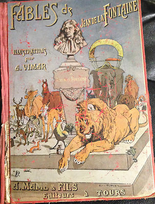 FABLES DE JEAN DE LA FONTAINE - ILLUSTRATIONEN VON VIMAR - MAME EDITOR