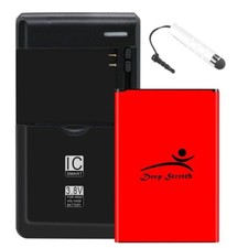 Long Lifespan 2970mAh Extended Slim Battery Charger Pen for LG Premier LTE L62VL