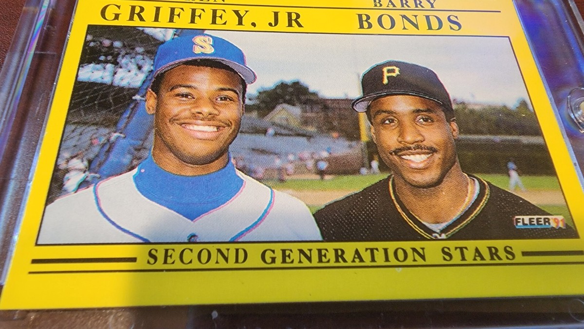 ケングリフィーJr.ランダム② Ken Griffey, Jr And Barry Bonds 1991 Fleer Second Generation