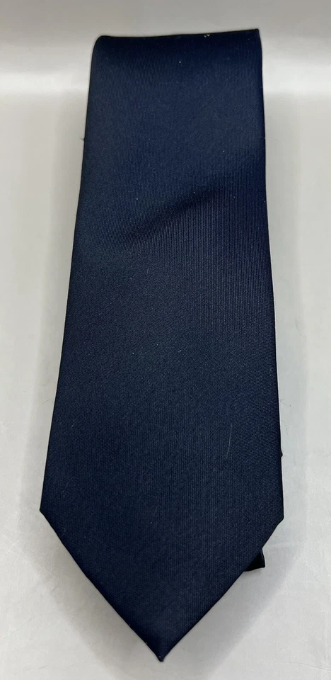 Corbata delgada de seda azul marino para hombre talla única 3" de ancho Kenneth Cole Reaction Foto 4 de 4