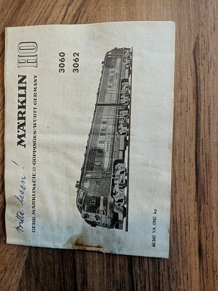 Märklin HO 1/87 - Locomotive Diesel New Haven 337 - Réf 3062/4062 - Occasion
