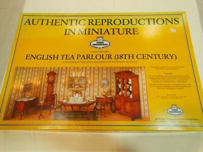 Salon Miniature Anglais 18ème Siècle - Kit MINI MUNDUS - 1/12 - Neuf Sous Blister