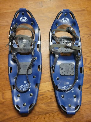 GV Snowshoes 8 x 25 Winter Trail Blue Snow Hiking Walking Adjustable 