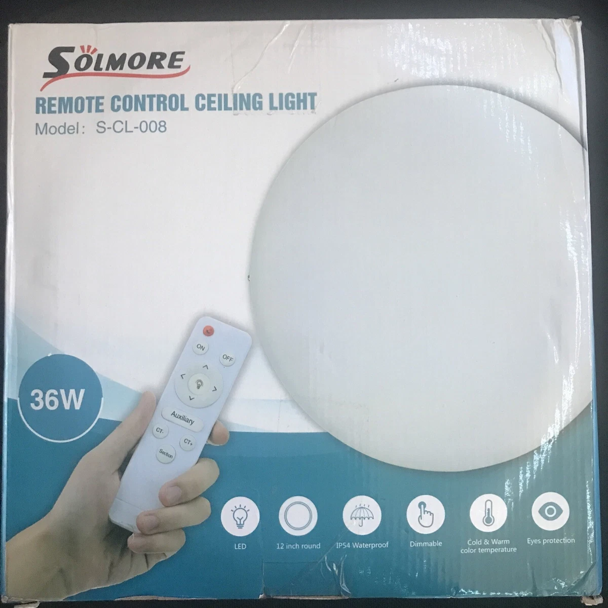 Solmore remote control ceiling light hotsell