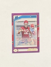 2024 Panini Donruss - Rated Rookie Jared Wiley #387 Purple Autographs /150 
