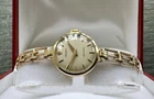 VINTAGE ROLEX PRECISION 9K SOLID GOLD LADIES WRISTWATCH CIRCA:1970’s