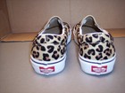 VANS CLASSIC OFF THE WALL LEOPARD PRINT SLIP ON SHOES WOMENS SIZE 8.5 PRE-OWNED — photo 5