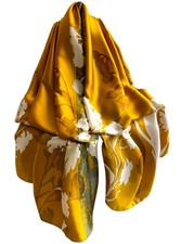 Women's 100 Large Mulberry Silk Long Satin Scarf Fashion Lightweight Wraps