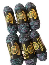 6- Lion Brand Homespun Yarn 361 Disco 185 Yards Each Bulky Acrylic Polyester