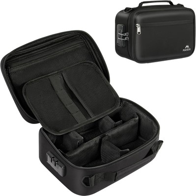 MATEIN Smell Proof Bag, Odor Bags Stash Box Container with Black 
