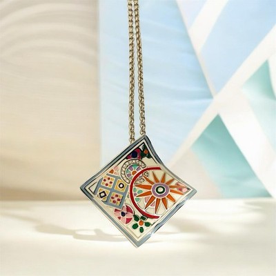 Belle Etoile Pashmina Pendant 925 Sterling Silver 18 