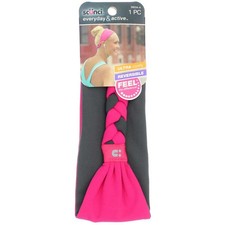 2 Pack Scunci Everyday  Active Ultra Comfy Reversible Headwrap, Black or Pin...