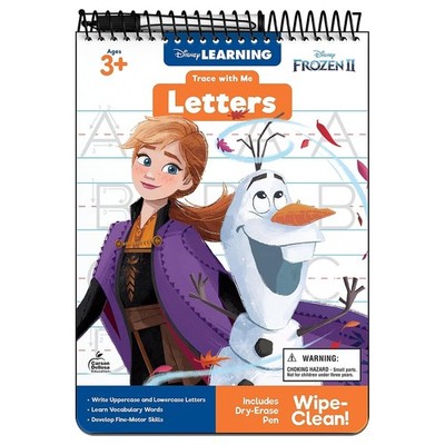 Disney Learning Frozen 2 Trace With Me Letters Tracing Books for Kids Ages 3...