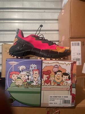Reebok Zig Kinetica II Edge Flintstones Jetsons Pink GY3980 Sneaker Men's