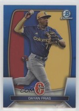 2023 Bowman Chrome WBC Flag Variations Blue Refractor 36/75 Dayan Frias 0zq6